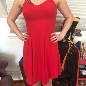 Aqua cocktail dress, beautiful salmon color